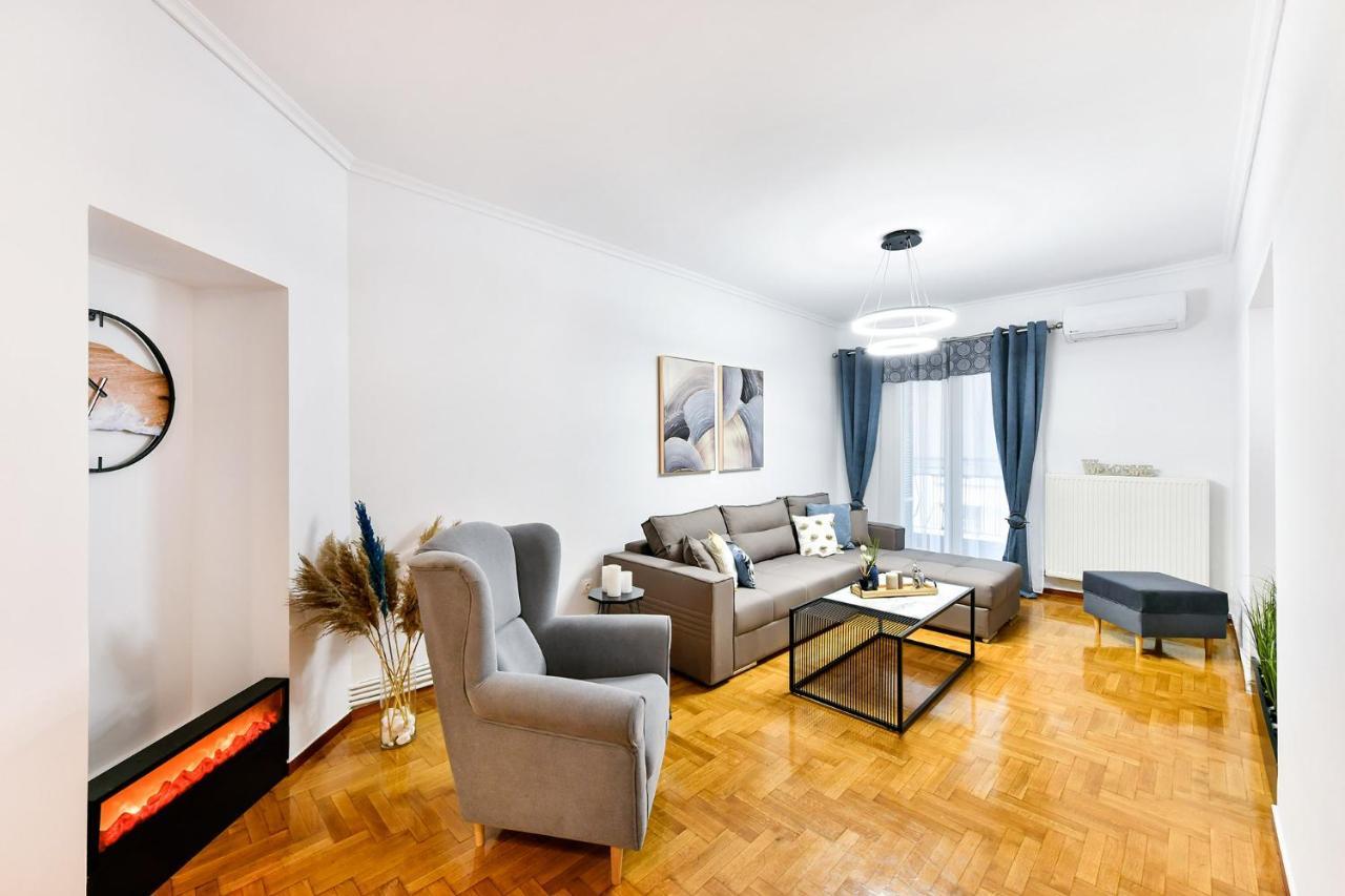 Porto Sea View Apartments - Pl Ippodromiou 21 Tesalonika Bagian luar foto