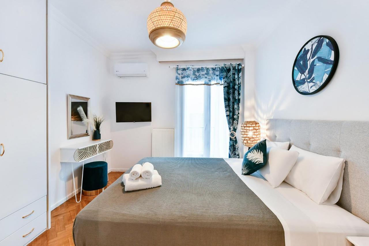 Porto Sea View Apartments - Pl Ippodromiou 21 Tesalonika Bagian luar foto
